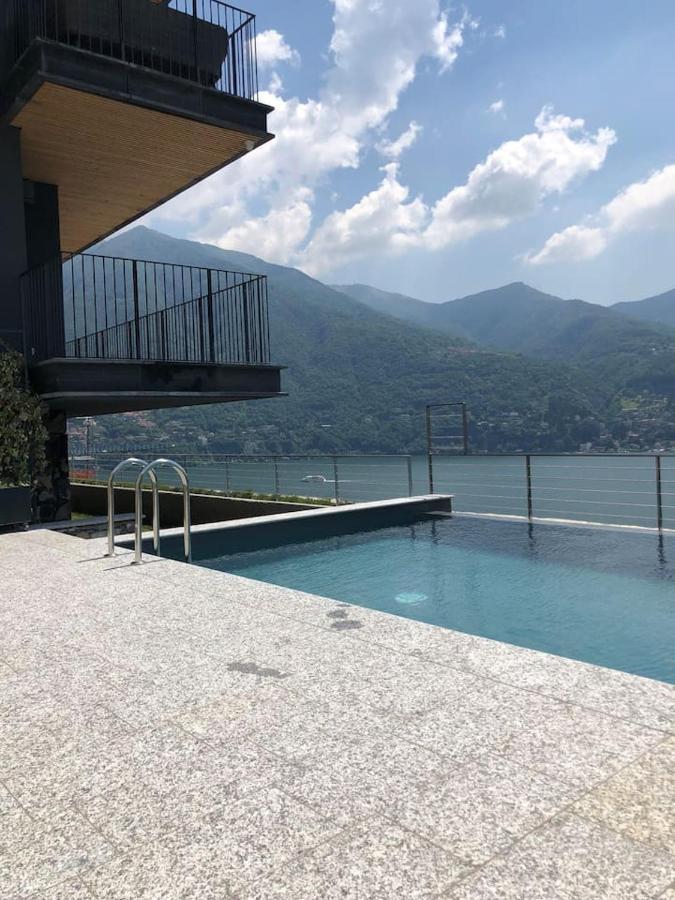 Ferienwohnung Ulivi Luxury Loft & Pool - The House Of Travelers Carate Urio Exterior foto
