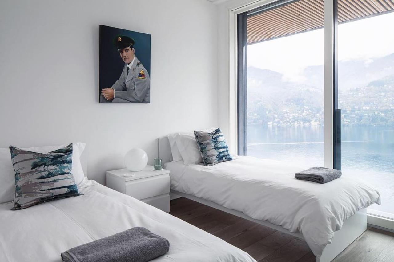 Ferienwohnung Ulivi Luxury Loft & Pool - The House Of Travelers Carate Urio Exterior foto